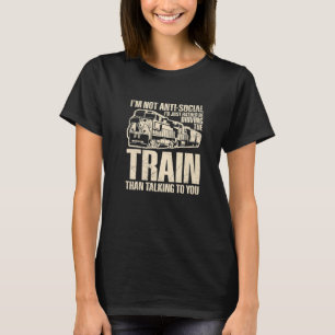 Lokomotive Eisenbahn & Bahn Angebot für den Eisenb T-Shirt