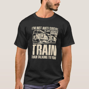 Lokomotive Eisenbahn & Bahn Angebot für den Eisenb T-Shirt