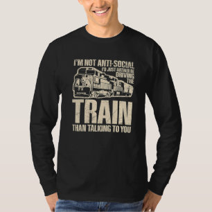 Lokomotive Eisenbahn & Bahn Angebot für den Eisenb T-Shirt
