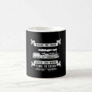 Lokomotive Eisenbahn Triebfahrzeugführer Witziges Kaffeetasse