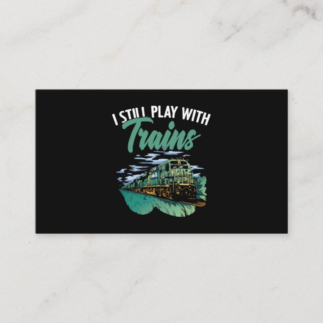 Lokomotive Motors Bahnfächer für Zugverbindung Con Visitenkarte (Vorderseite)