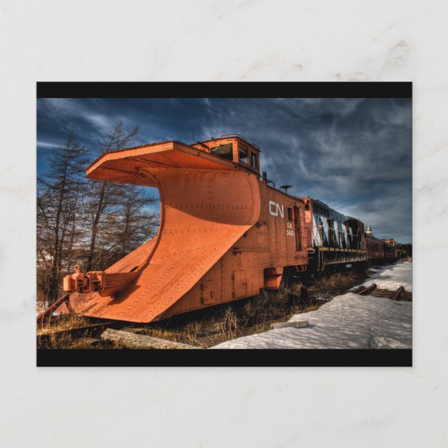 Lokomotive Postkarte (Vorderseite)