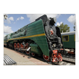 Lokomotive, sowjetische Dampflokomotive P36-0001. 