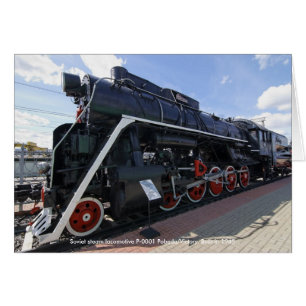Lokomotive, sowjetische Dampflokomotive P-0001 Pob
