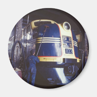 Lokomotive waschen magnet