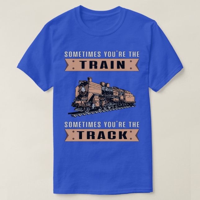 Lokomotive Züge Eisenbahn Lokomotive Sonniges Cool T-Shirt (Design vorne)