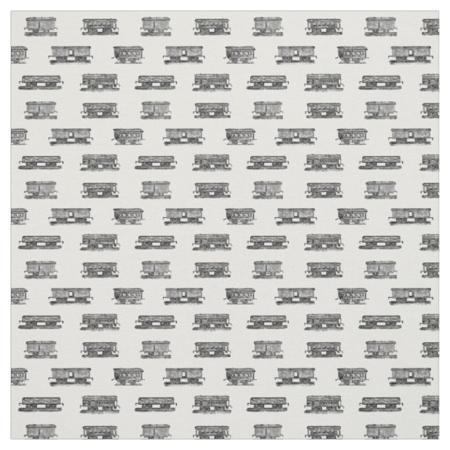 Lokomotiven-Muster CUSTOM BG FARBE Stoff (Muster)