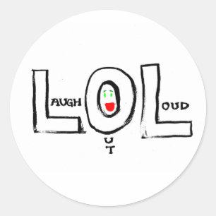 LOL-Aufkleber Runder Aufkleber