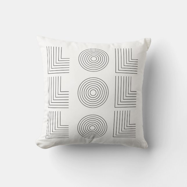 LOL Decorative Pillow - Minimalistischer Spaß in S Kissen (Vorderseite)