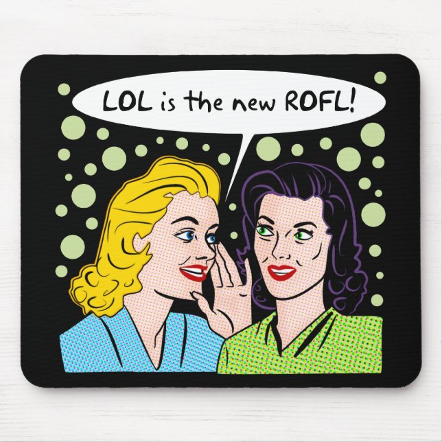LOL ist das neue Rolling On Floor Laghing Mousepad (Vorne)