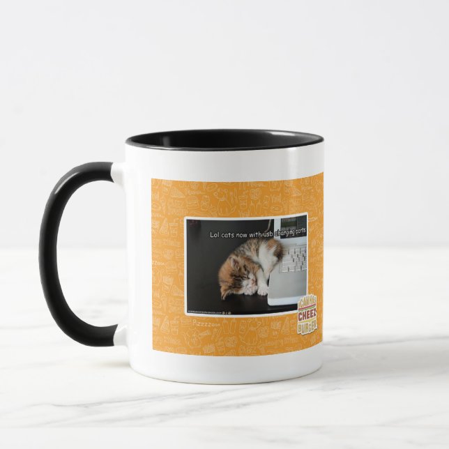 Lol Katzen mit USB Tasse (Links)