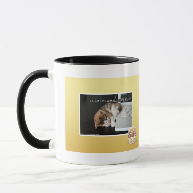Lol Katzen mit USB Tasse (Links)