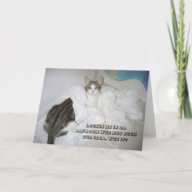 LOL Katzenkarte Karte (Vorderseite)