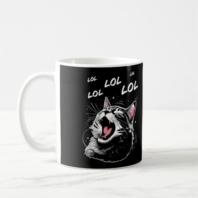 LOL Lachende Katze Kaffeetasse (Links)