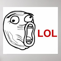 LOL Laugh Out Loud Rage Face Meme