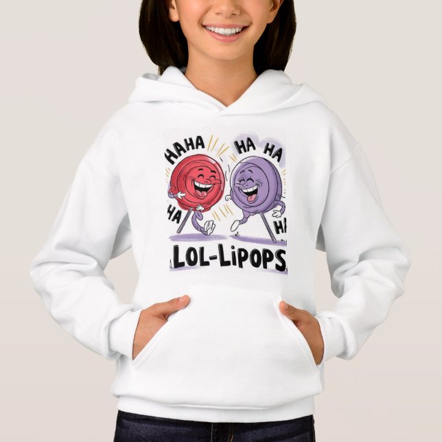 LOL LIPOPS  HOODIE (Vorderseite)