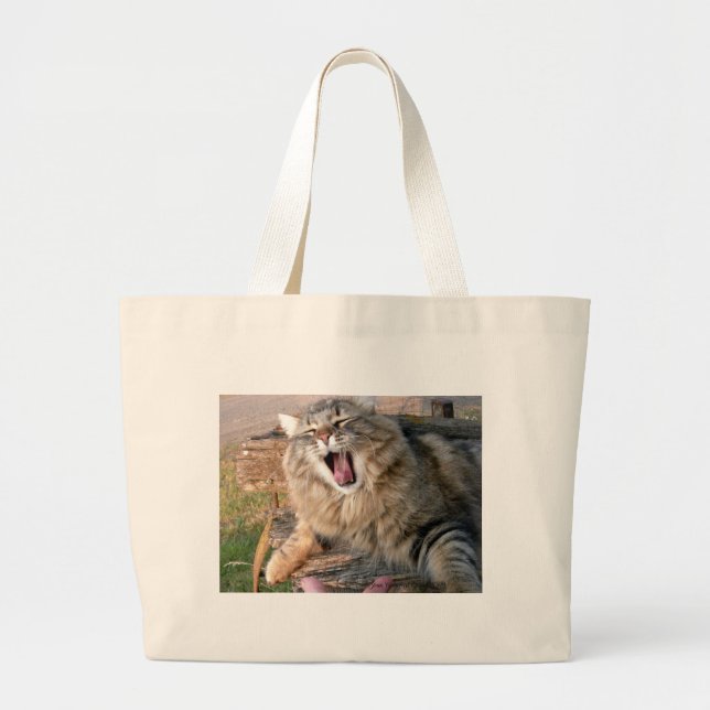 LOL Maine Coon Jumbo Stoffbeutel (Vorne)