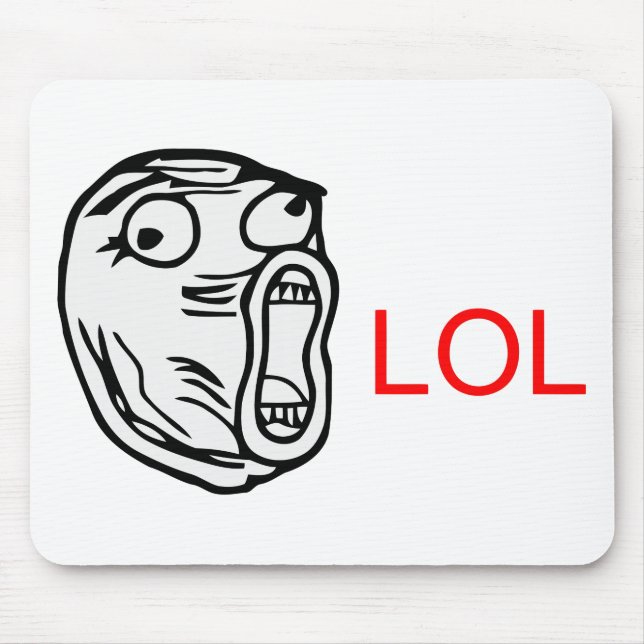 LOL - meme Mousepad (Vorne)
