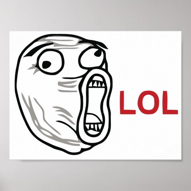 LOL meme Poster (Vorne)