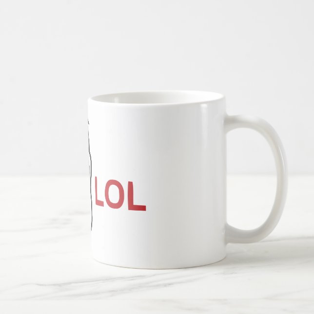 LOL meme Tasse (Rechts)