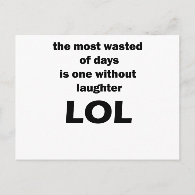 LOL POSTKARTE (Vorderseite)
