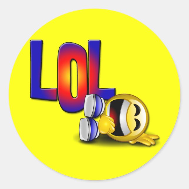 LOL RUNDER AUFKLEBER (Vorderseite)