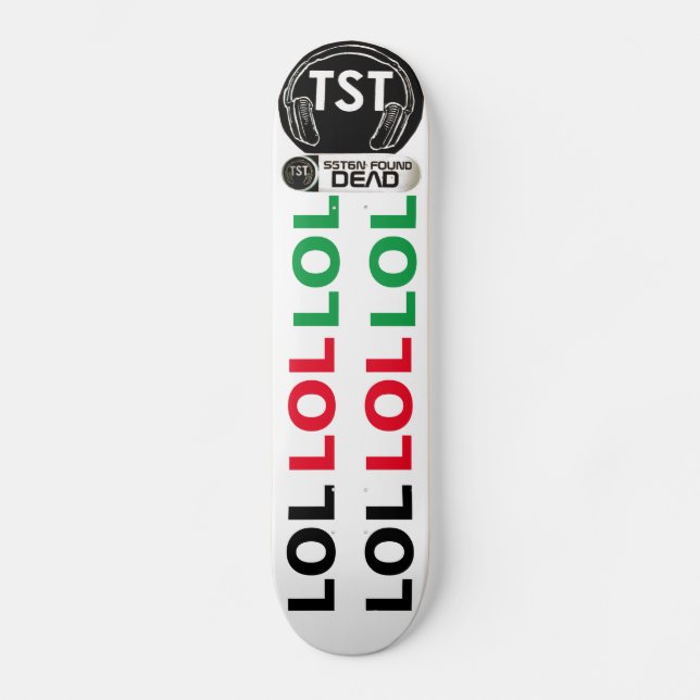 LOL SATAN DEAD / TST CONFIRM Skateboard (Vorderseite)