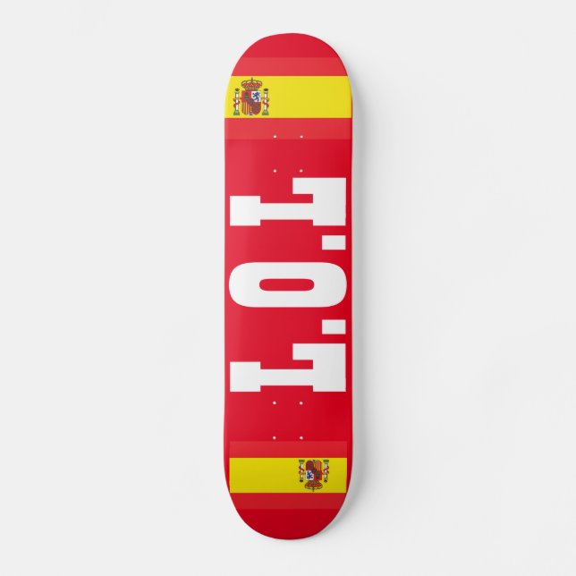 LOL SPAIN Skateboard (Vorderseite)