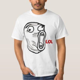 LOL Typ-Raserei-Comic-Internet Meme stellen T - T-Shirt