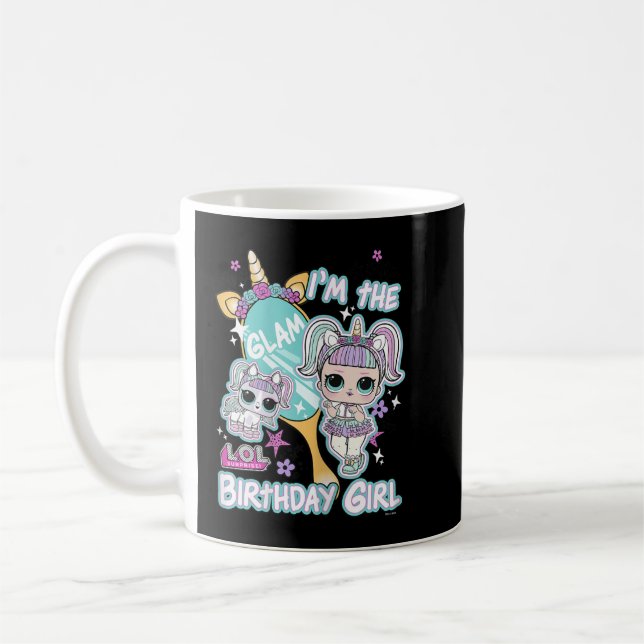 LOL Überraschung Ich bin das Glam Birthday Girl 33 Kaffeetasse (Links)