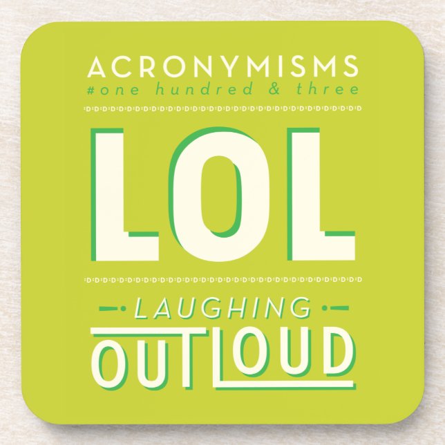 LOL UNTERSETZER (Vorderseite)