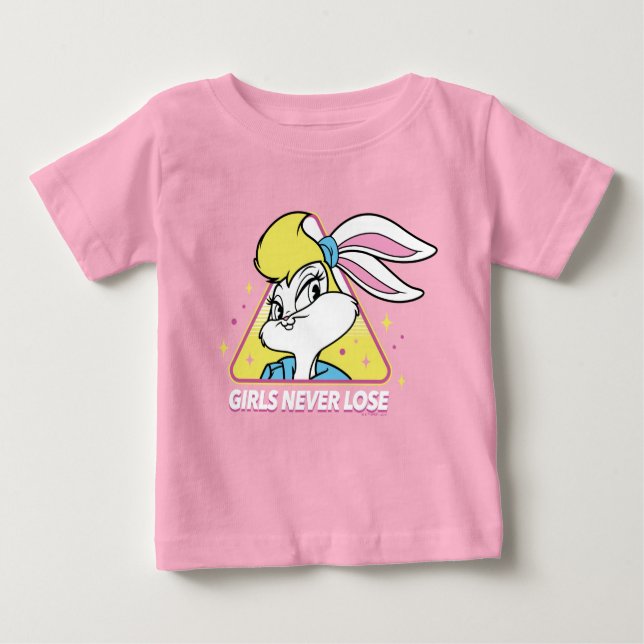 Lola Bunny Girls Never Lose Baby T-shirt (Vorderseite)