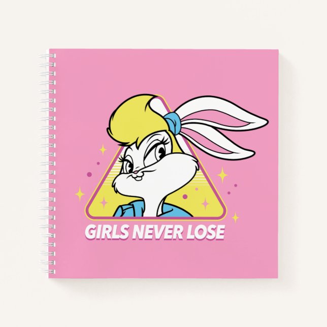 Lola Bunny Girls Never Lose Notizbuch (Vorderseite)