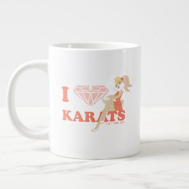 Lola Bunny I Heart Karats Jumbo-Tasse (Links)