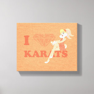 Lola Bunny I Heart Karats Leinwanddruck