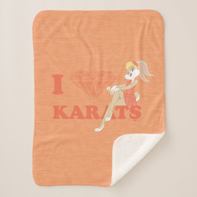 Lola Bunny I Heart Karats Sherpadecke (Vorderseite)