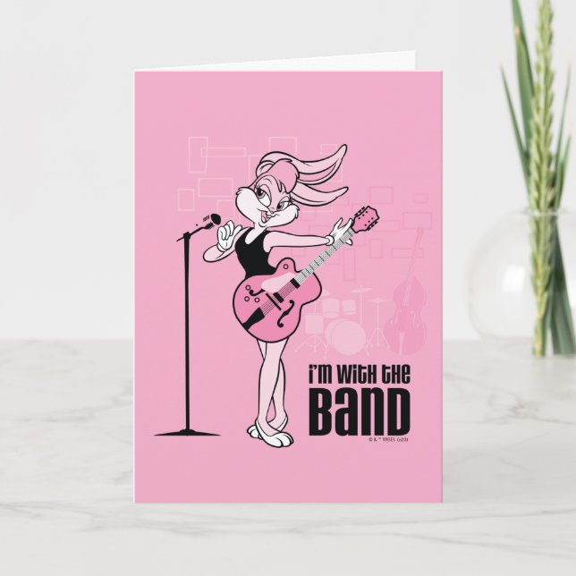 Lola Bunny, ich bin mit der Band Karte (Vorderseite)