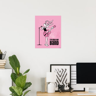 Lola Bunny, ich bin mit der Band Poster