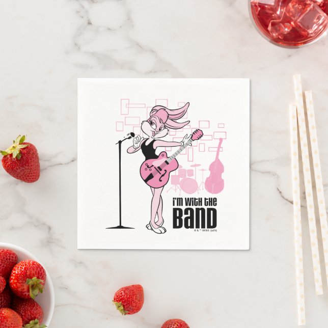 Lola Bunny, ich bin mit der Band Serviette (Beispiel)