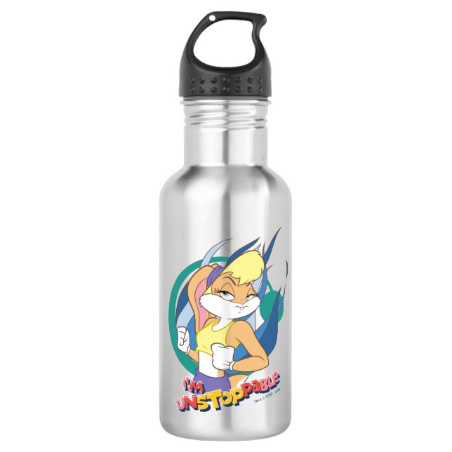 Lola Bunny "Ich bin nicht zu stoppen" Edelstahlflasche (Vorderseite)