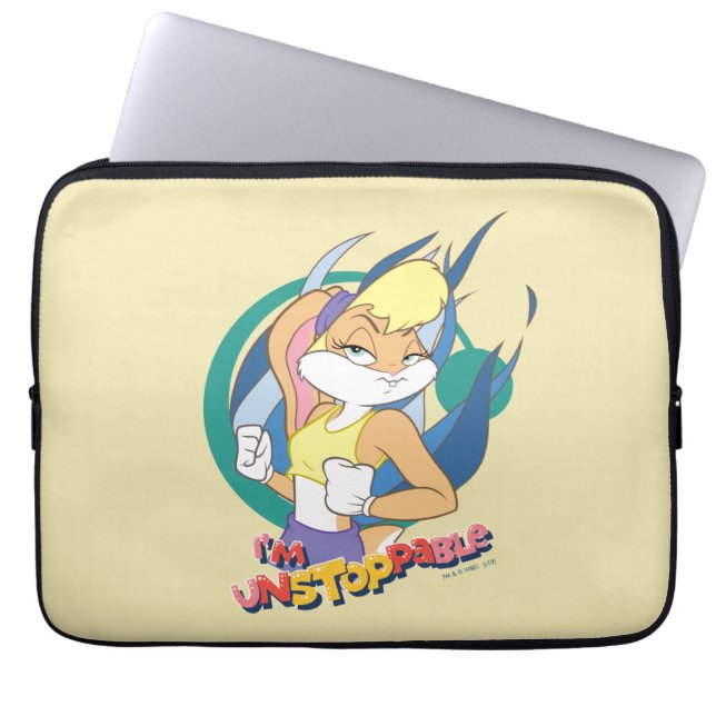Lola Bunny "Ich bin nicht zu stoppen" Laptopschutzhülle (Vorderseite)