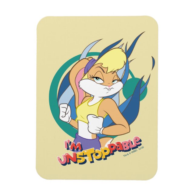 Lola Bunny "Ich bin nicht zu stoppen" Magnet (Vertikal)