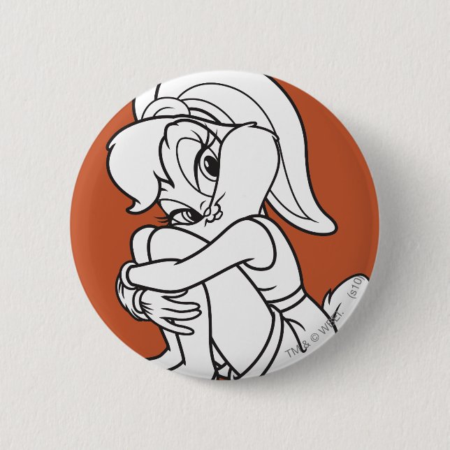 Lola Bunny Kokett Button (Vorderseite)