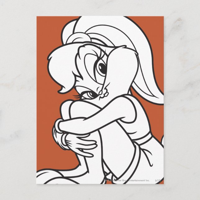 Lola Bunny Kokett Postkarte (Vorderseite)
