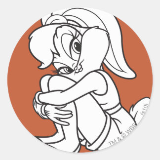 Lola Bunny Kokett Runder Aufkleber