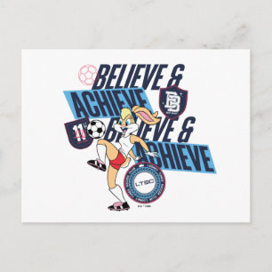 Lola Bunny LOONEY TUNES™ Fußballclub-Grafik Postkarte