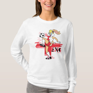 Lola Bunny Team England Fußball Grafik T-Shirt