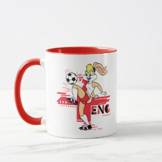 Lola Bunny Team England Fußball Grafik Tasse