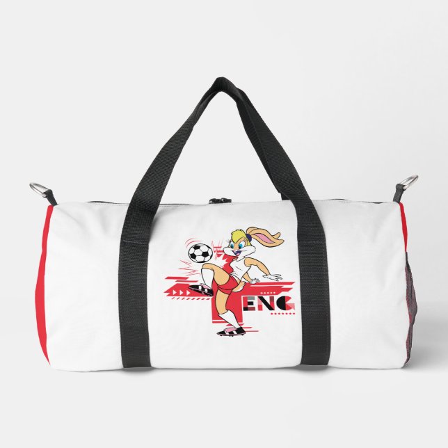 Lola Bunny Team England Soccer Graphic Duffle Bag (Vorderseite)