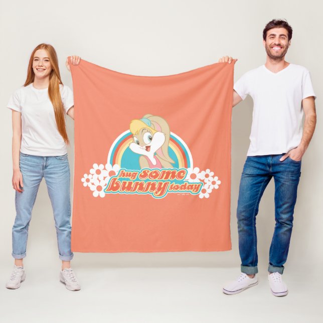 Lola Bunny umarmen heute etwas Bunny Fleecedecke (Beispiel)